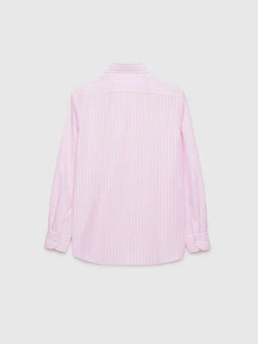 CAMISA RAYAS DUTTON ROSA