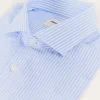 CAMISA RAYAS FIL A FIL KIDS CELESTE