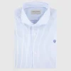CAMISA RAYAS PANAMA AZUL