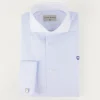 CAMISA RAYAS P.DOBLE CELESTE
