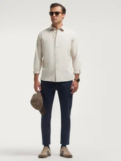 CAMISA TWILL DYE CRUDO