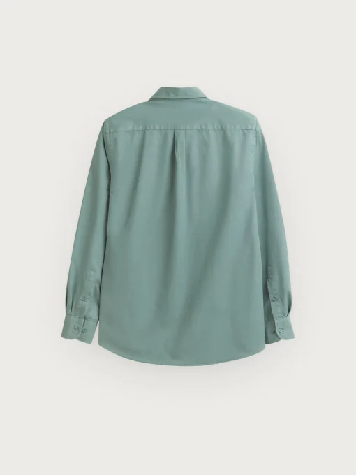 CAMISA TWILL DYE VERDE