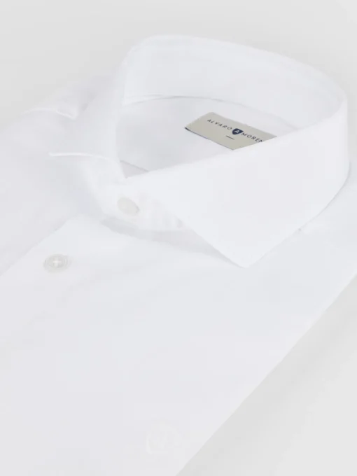 CAMISA VESTIR DOBBY BLANCO