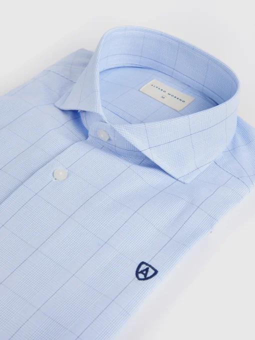 CAMISA VESTIR GALES AZUL