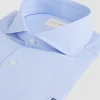 CAMISA VESTIR PATA GALLO AZUL