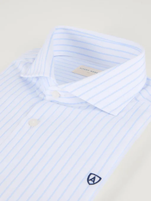 CAMISA VESTIR RAYAS BLANCO