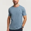 CAMISETA BASICA CELESTE