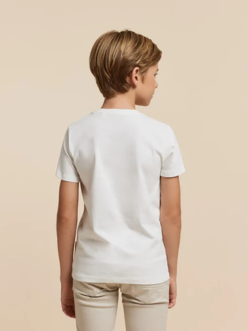 CAMISETA BASICA KIDS BLANCO