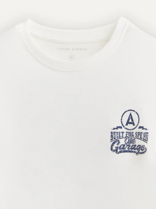 CAMISETA GARAGE BLANCO