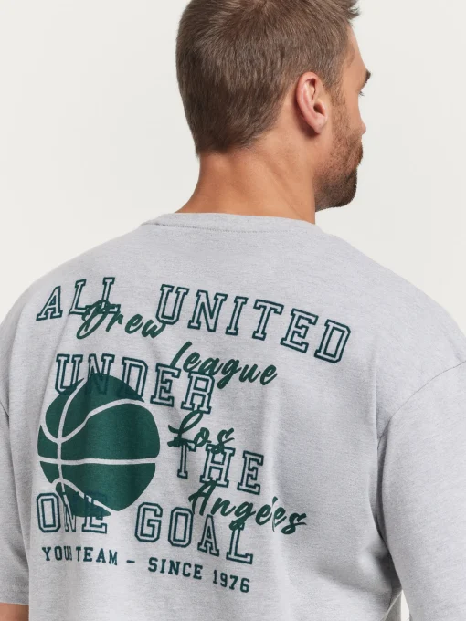 CAMISETA GOAL GRIS