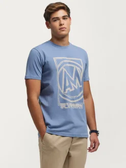 CAMISETA LOGO AZUL