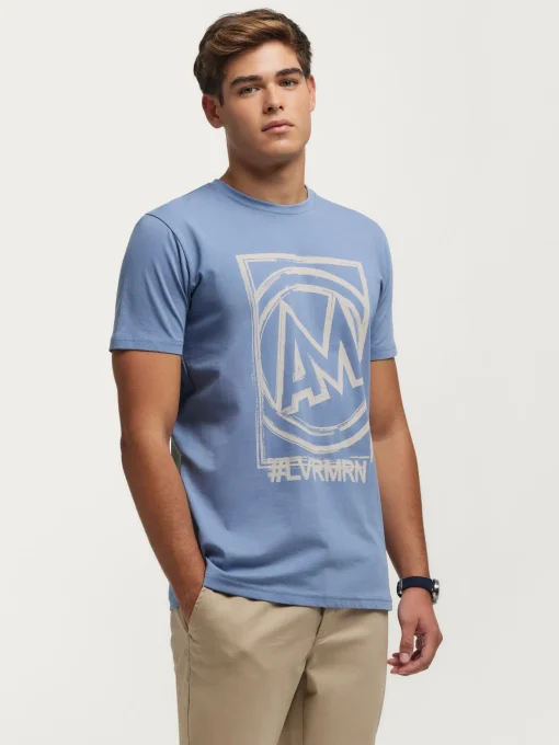 CAMISETA LOGO AZUL