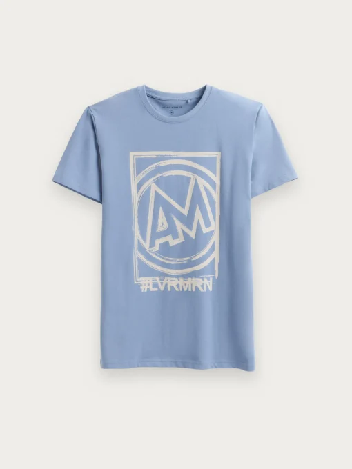CAMISETA LOGO AZUL