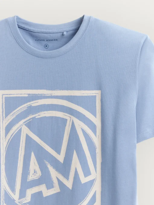 CAMISETA LOGO AZUL