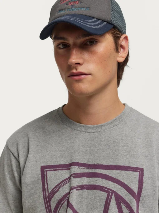 CAMISETA LOGO GRIS