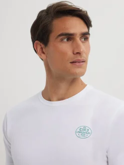 CAMISETA LONGBOARD BLANCO