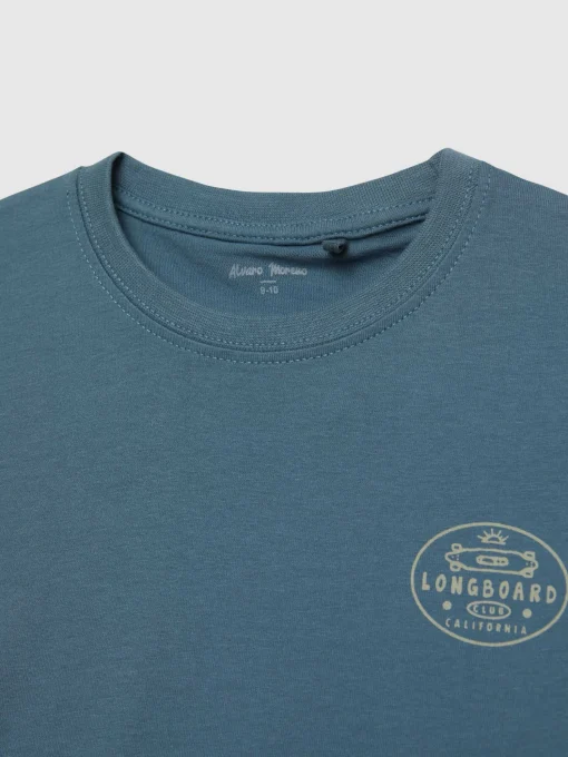 CAMISETA LONGBOARD KIDS AZUL