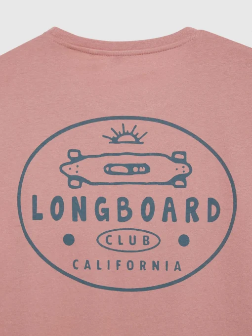 CAMISETA LONGBOARD ROSA