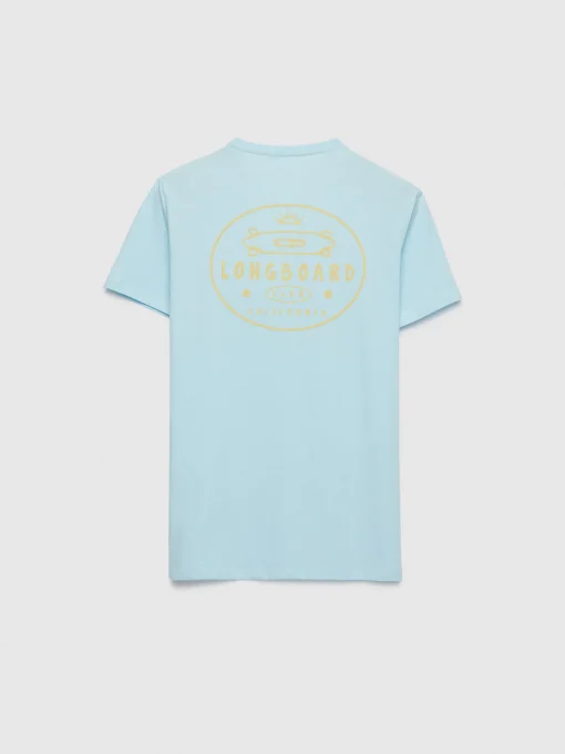 CAMISETA LONGBOARD VERDE AGUA