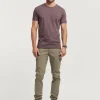CAMISETA MELANGE BURDEOS