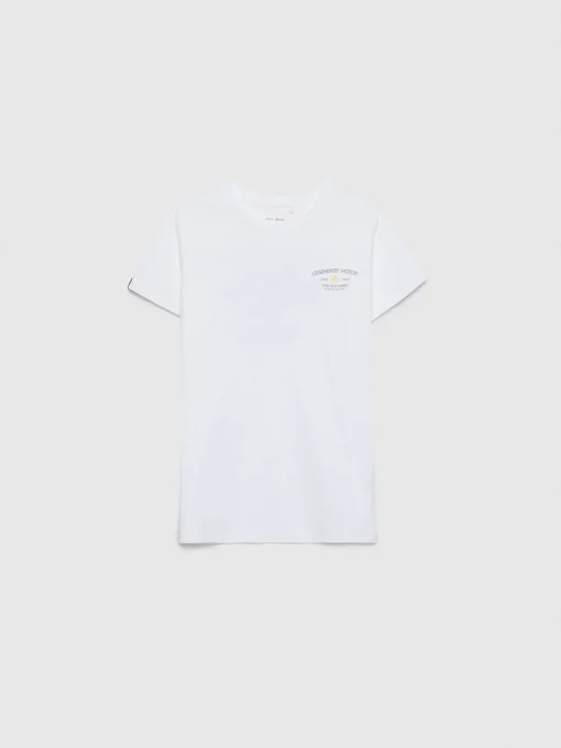 CAMISETA MOTOR KIDS BLANCO