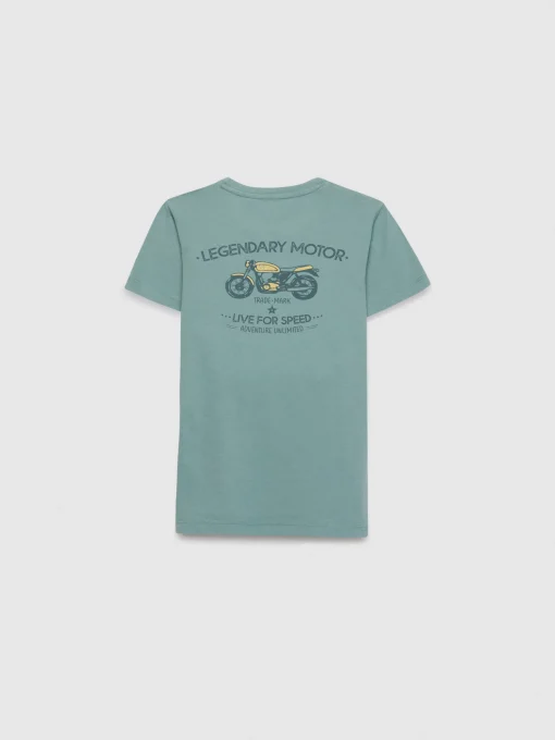 CAMISETA MOTOR KIDS VERDE