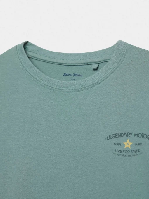 CAMISETA MOTOR KIDS VERDE