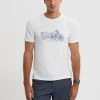 CAMISETA MOTORCYCLE BLANCO