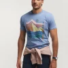 CAMISETA NATURE AZUL