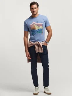 CAMISETA NATURE AZUL