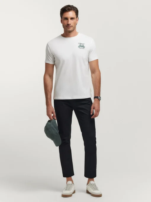 CAMISETA ROAD BLANCO
