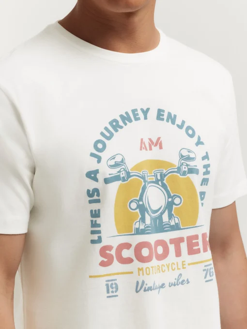 CAMISETA SCOOTER BLANCO