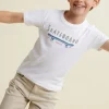 CAMISETA SKATEBOARD KIDS BLANCO
