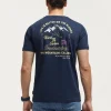 CAMISETA SNOW AZUL MARINO