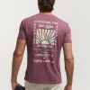 CAMISETA SOLAR BURDEOS