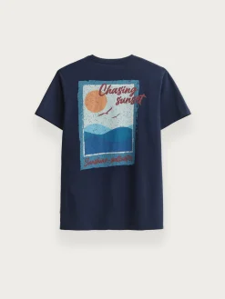CAMISETA SUNSET AZUL MARINO