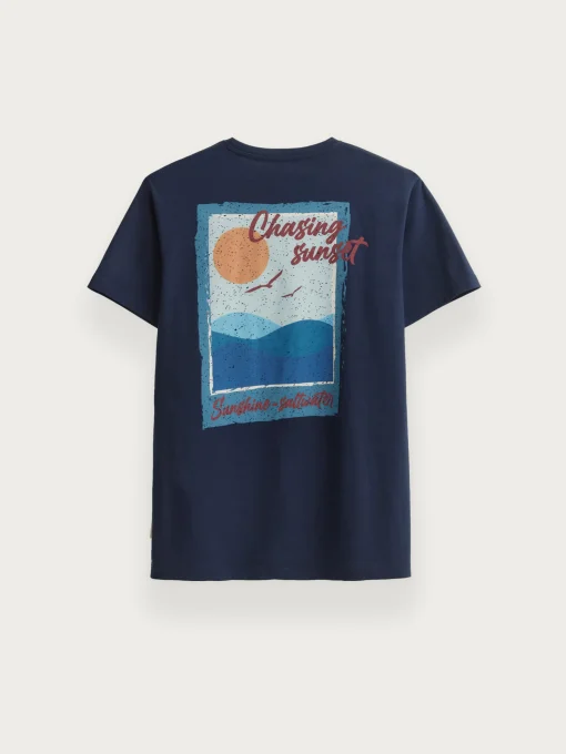 CAMISETA SUNSET AZUL MARINO