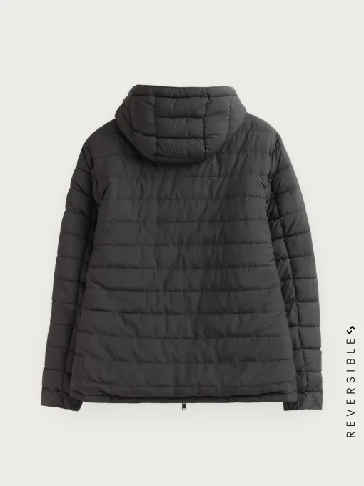 CAZADORA RATCHED REVERSIBLE AZUL MARINO | MARRÓN