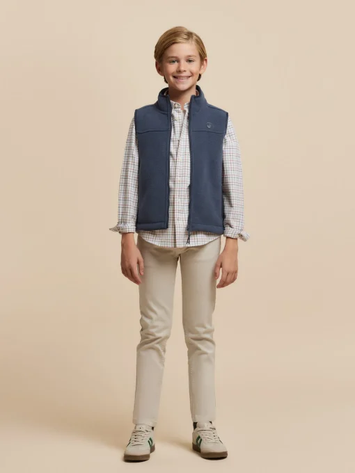 CHALECO SIERRA KIDS AZUL