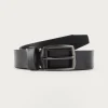 CINTURON PIEL VESTIR NEGRO