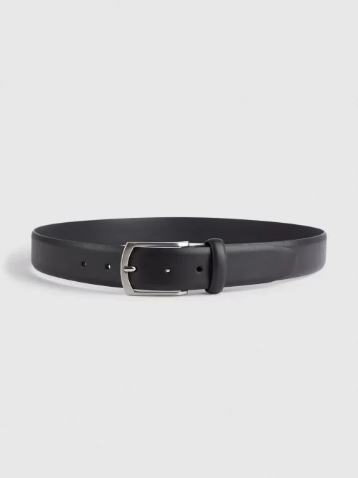 CINTURON PIEL VESTIR NEGRO