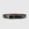 CINTURON REVERSIBLE ROUGH NEGRO