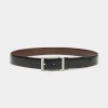 CINTURON REVERSIBLE SKIN NEGRO