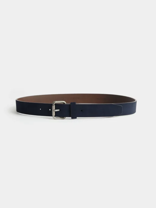 CINTURON SUEDE AZUL MARINO