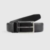 CINTURON VESTIR LEATHER NEGRO
