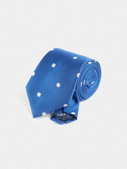CORBATA JACQUARD MF AZUL