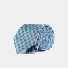 CORBATA JACQUARD MF AZUL
