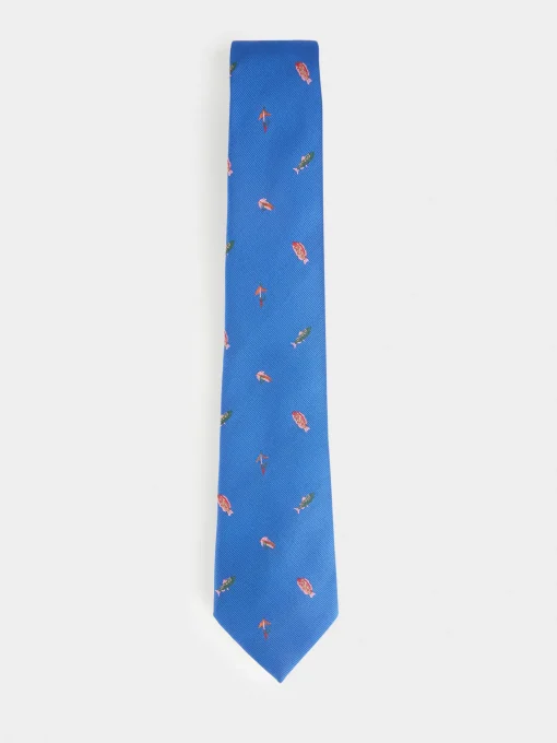 CORBATA JACQUARD MF AZUL