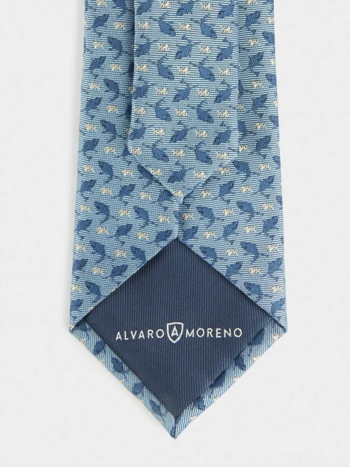 CORBATA JACQUARD MF AZUL