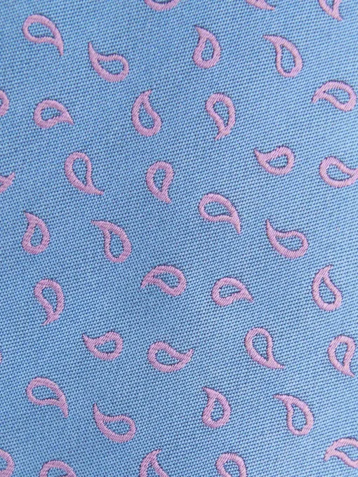 CORBATA JACQUARD MF AZUL